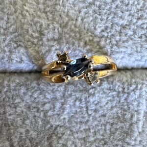 Marquise Women's Gold and Navy Jewellery